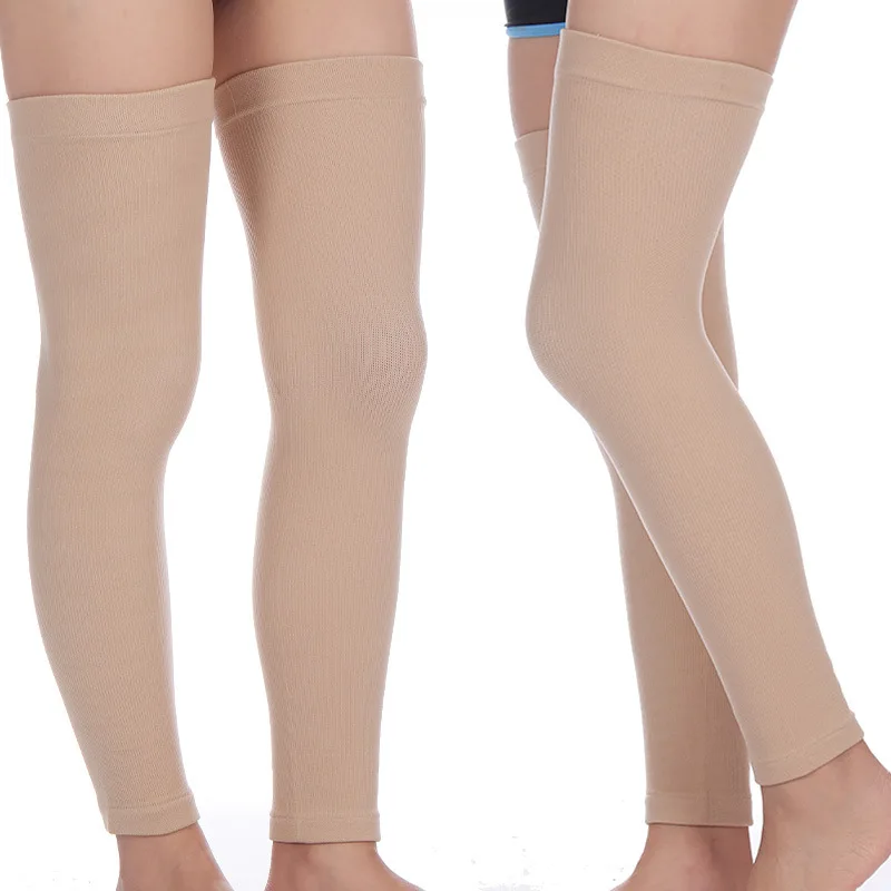

New 1Pair Lengthen Elastic Sports Leg Knee Support Brace Wrap Protector Knee Pads Sleeve Cap Patella Guard Volleyball Knee