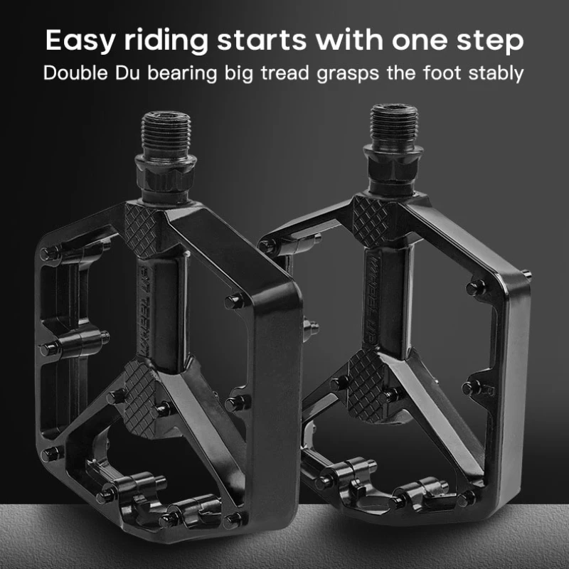 

2021Wheel Up Mountain Bike Bicycle Pedals Cycling Ultralight Aluminium Alloy 2DU Bearings MTB Pedals Bicicleta Bike Pedals