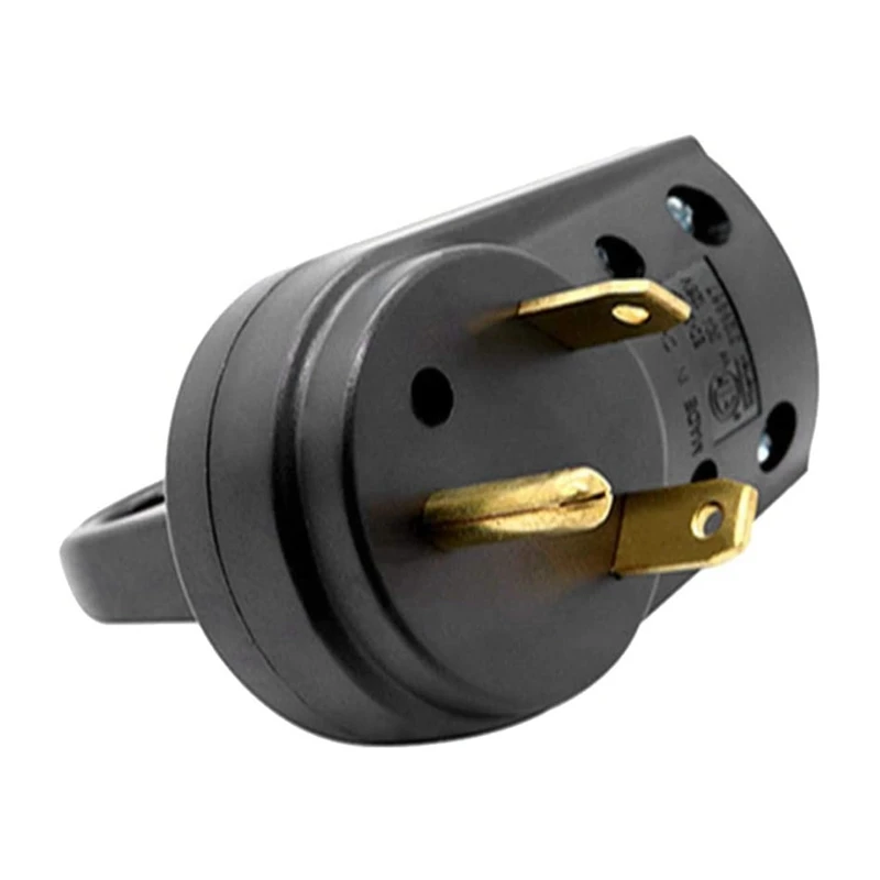 

30 AMP RV Socket Plug Male End Replacement Power Adapter 125V US Plug