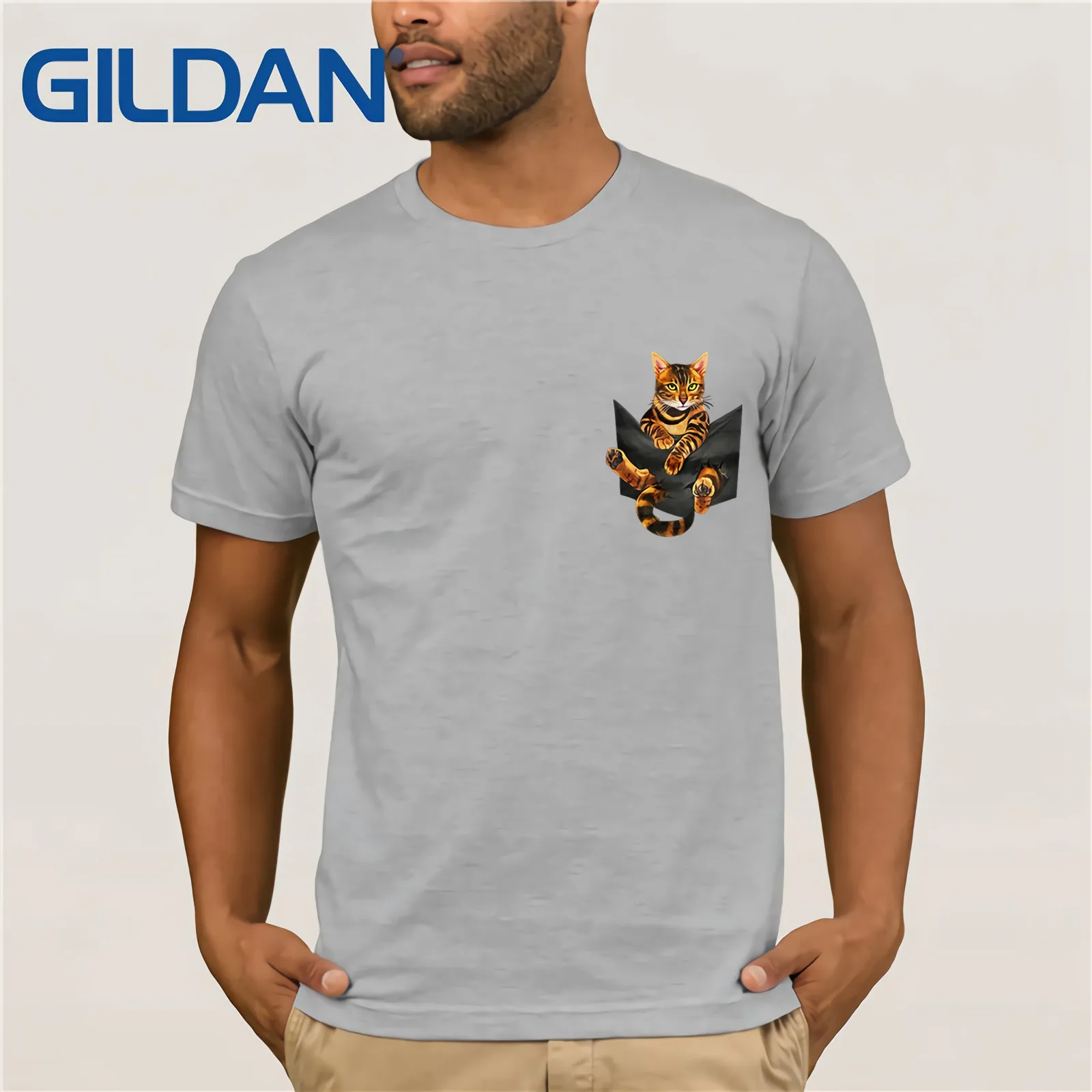 Мужская футболка с коротким рукавом хлопковая Футболка изображением