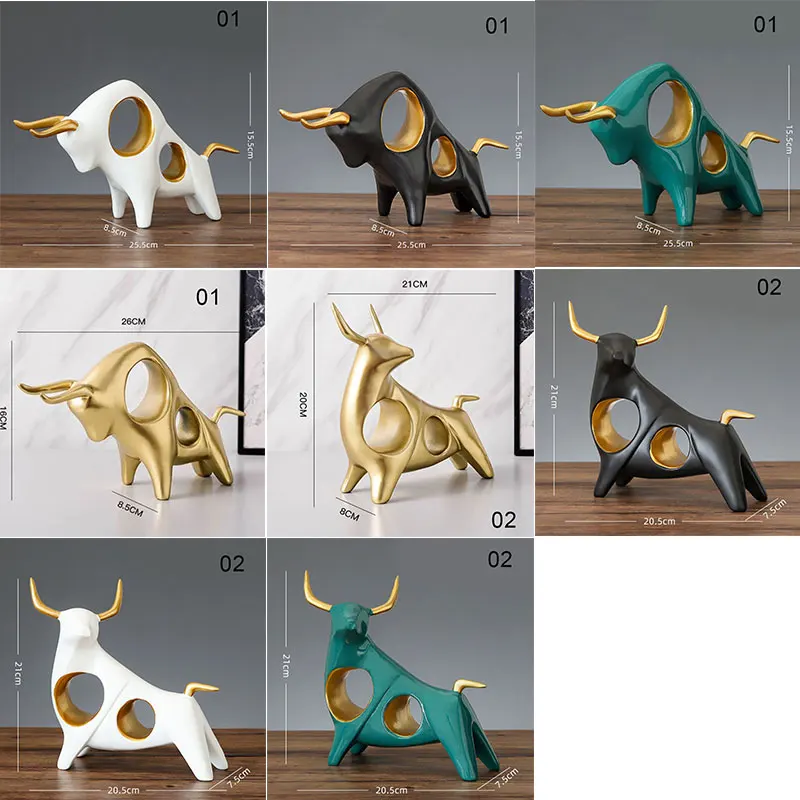 

2021 Chinese Zodiac Year of the Ox Resin Craft Home Decorations Happy New Year Good Wishes for Friend Family LAD-sale