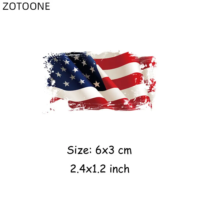 Нашивки ZOTOONE с баннером для одежды американская нашивка детей сделай сам