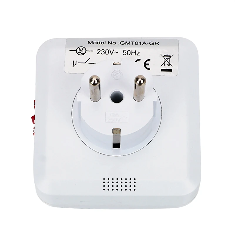 15Mins-24 Hours Plug-In Timer Mechanical Plug Socket Power Switch Household Appliances Eu Energy Saving(Eu Pl | Электроника