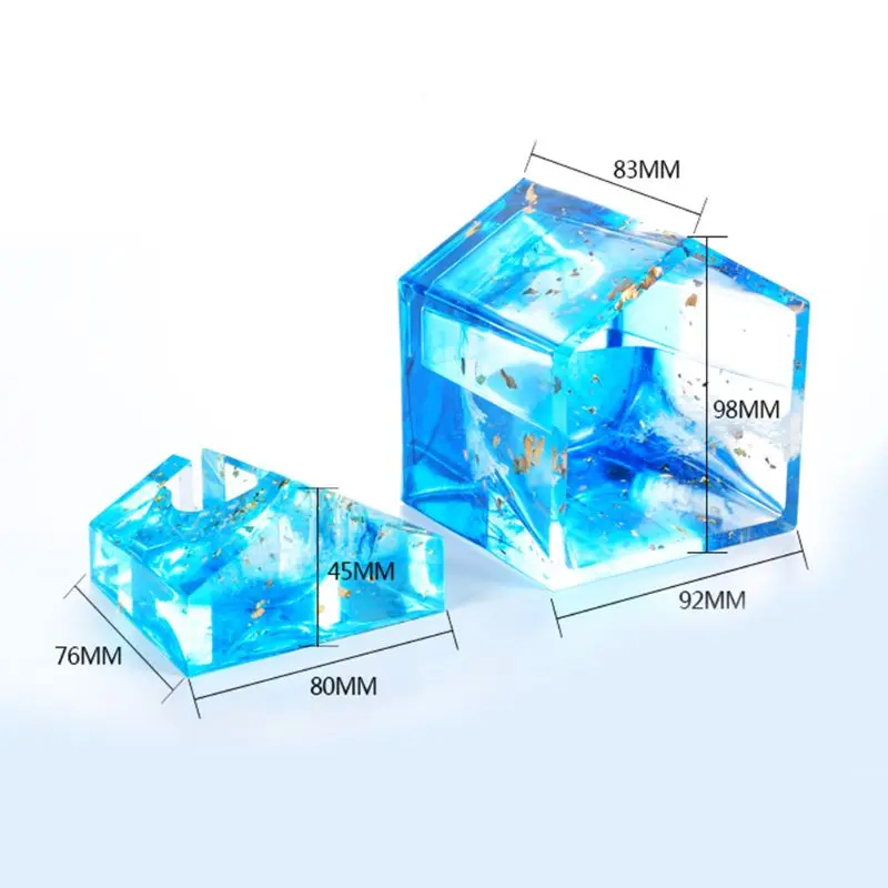 

1 Set Silicone Mold DIY House Desk Decoration Roof Charms Epoxy Resin Crafts Gifts Bedroom Lamp Holder Night Exquisite Molds