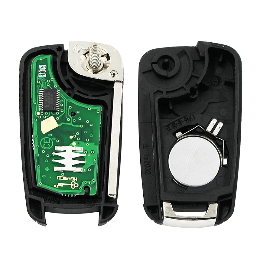 2/3/4 кнопки без ключа-go складной дистанционный ключ для Chevrolet 433MHz с чипом ID46 HU100 Balde