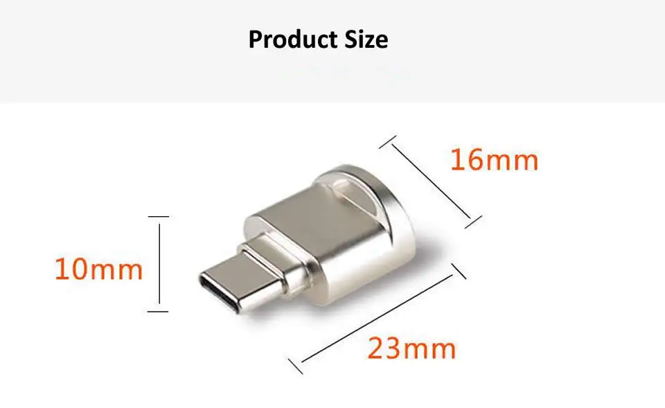 Портативный USB 3.1 Type C кардридер|Картридеры| |