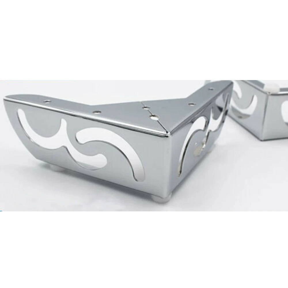 4 шт. металлические ножки хромированные мебельные для дивана кровати высота