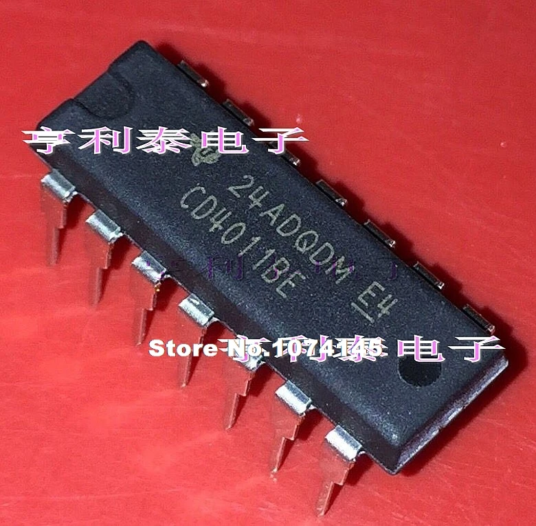 

10 шт./лот CD4011BE HCF4011BE DIP-14-2