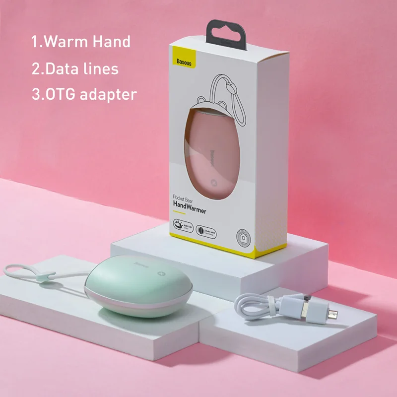Baseus мини обогреватель портативный ручной подогреватель грелка usb перезаряжаемый