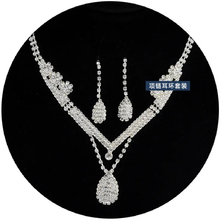 Европейская и американская мода ювелирные изделия циркониевое ожерелье костюм