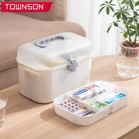 multifunctional medicine box household convenient medicine storage box medicine container convenient first aid kit for home