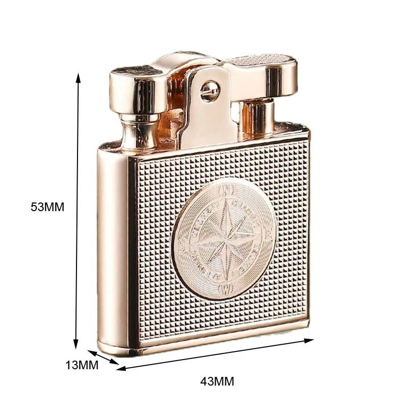 Металлическая керосиновая зажигалка с шлифовальным кругом масляная Зажигалка в