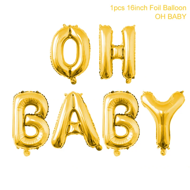 Staraise розовый/синий фольгированный воздушный шар с цифрами украшение для дня