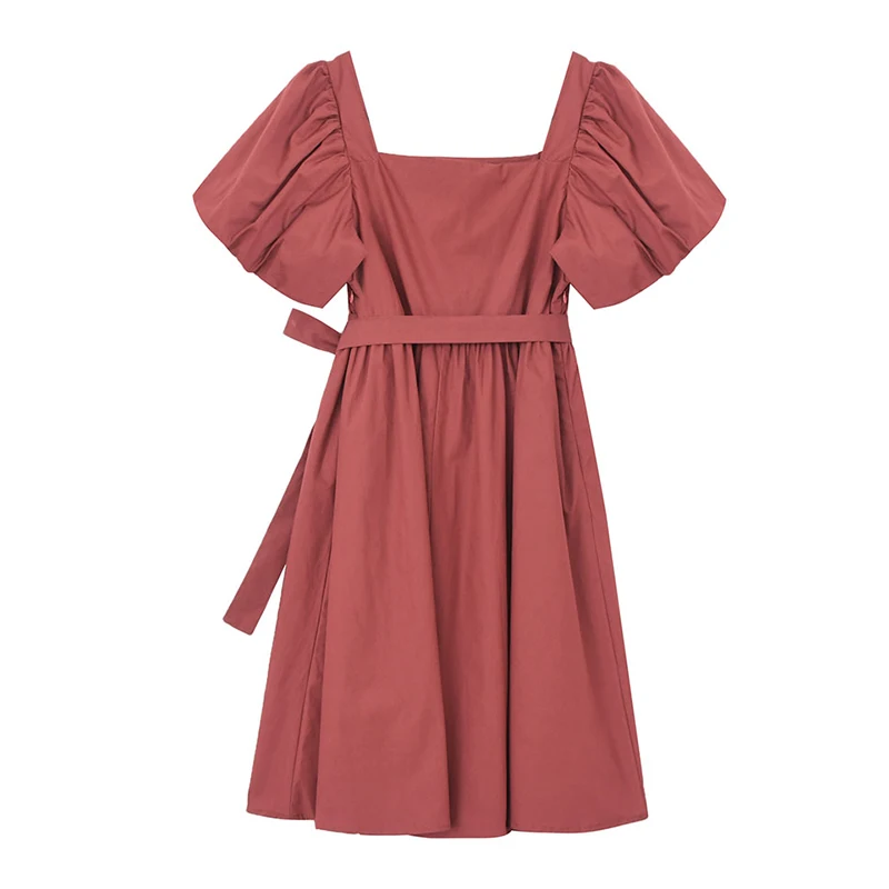 Женское платье с высокой талией элегантное романтичное во французском стиле