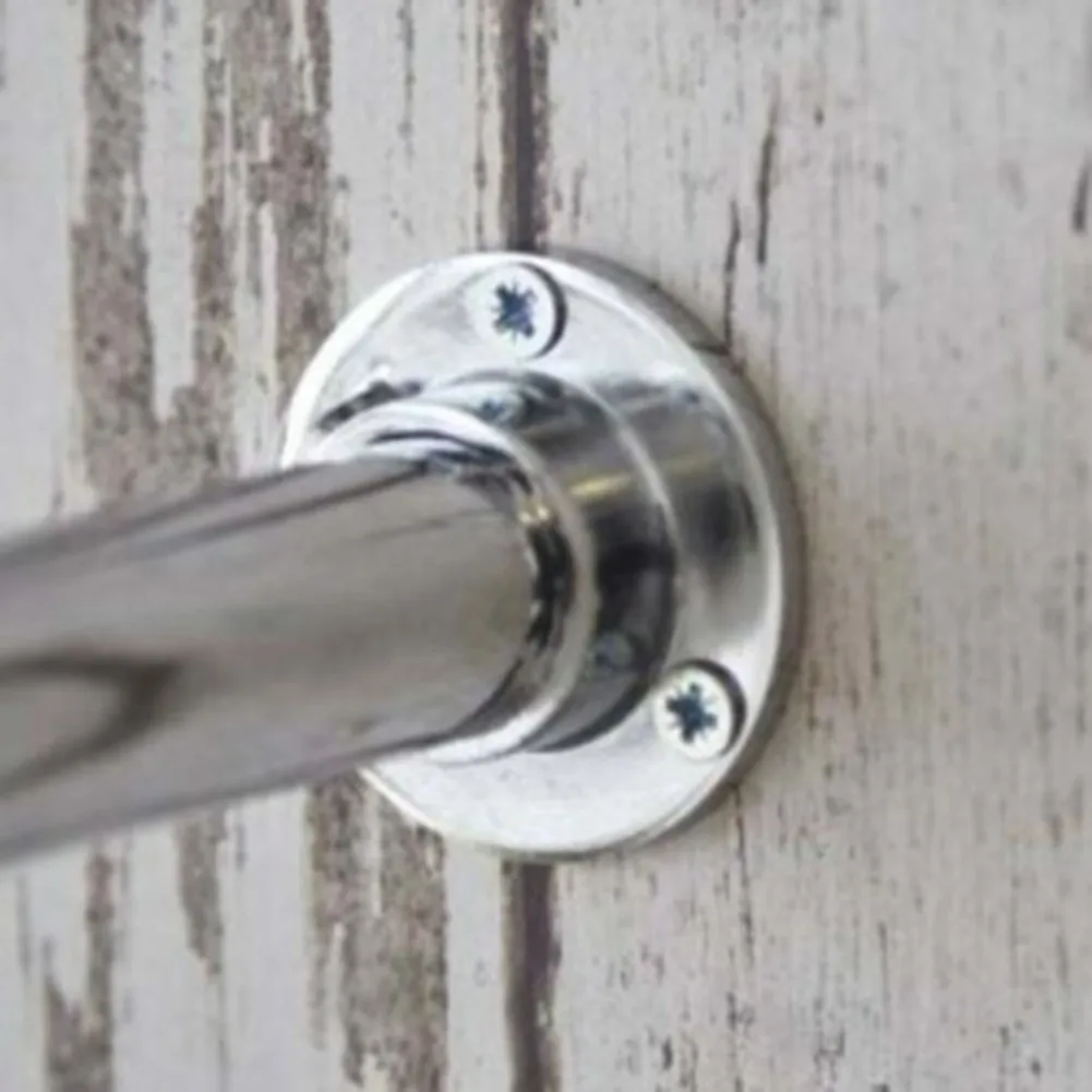 

Furniture RAIL BRACKETS Pole Wardrobe Replacement Round Rust-Resistant