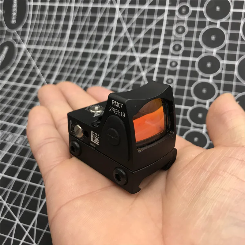 Коллиматор с красной точкой Mini RMR прицел для отражения винтовки подходит планки