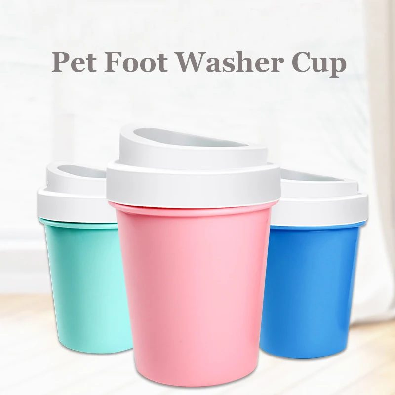 Pet Foot Washer Cup Portable Clean Brush Soft Silicone Bristles Quickly Cleaning Paws Muddy Cleaner Dog Feet Wash Tools |