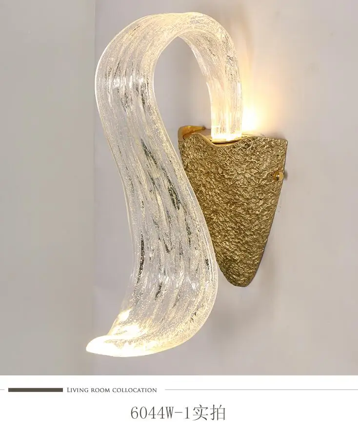 Post-modern light luxury all-copper wall lamp simple living room study bedroom villa designer sample marble | Лампы и освещение