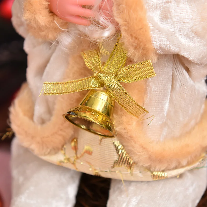 Новогодние товары сидящая кукла Санта-Клауса домашний Рождественский подарок