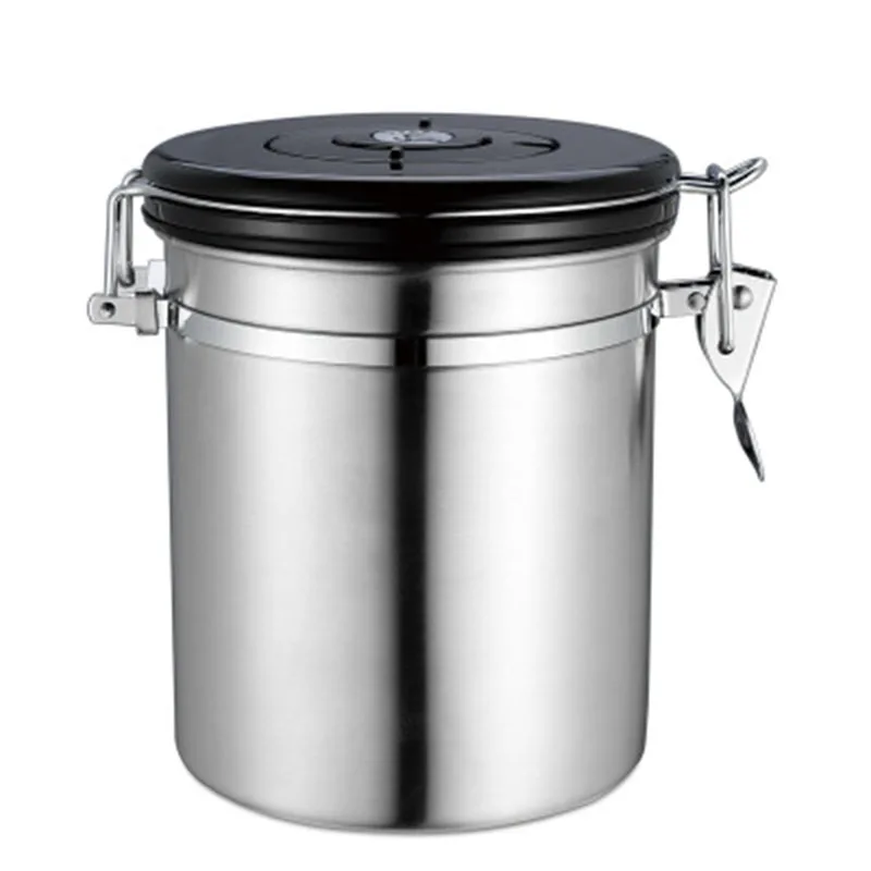 Банка для конфет с выпускным клапаном контейнер сахара кофейных зерен кухонная