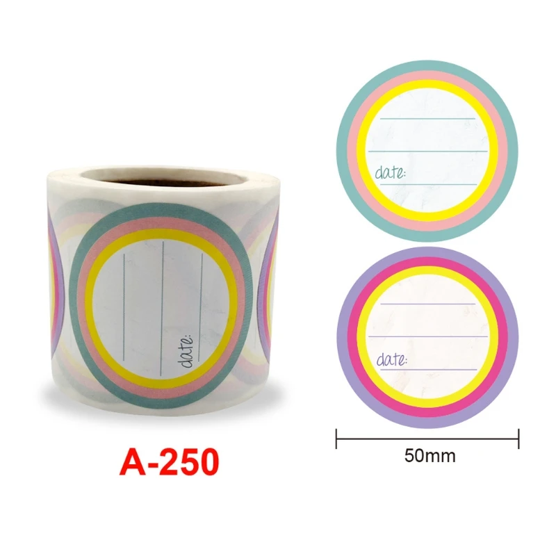 

200Pcs/Roll Kitchen Sticker Refrigerator Freezer Food Storage Date Content Label 094A