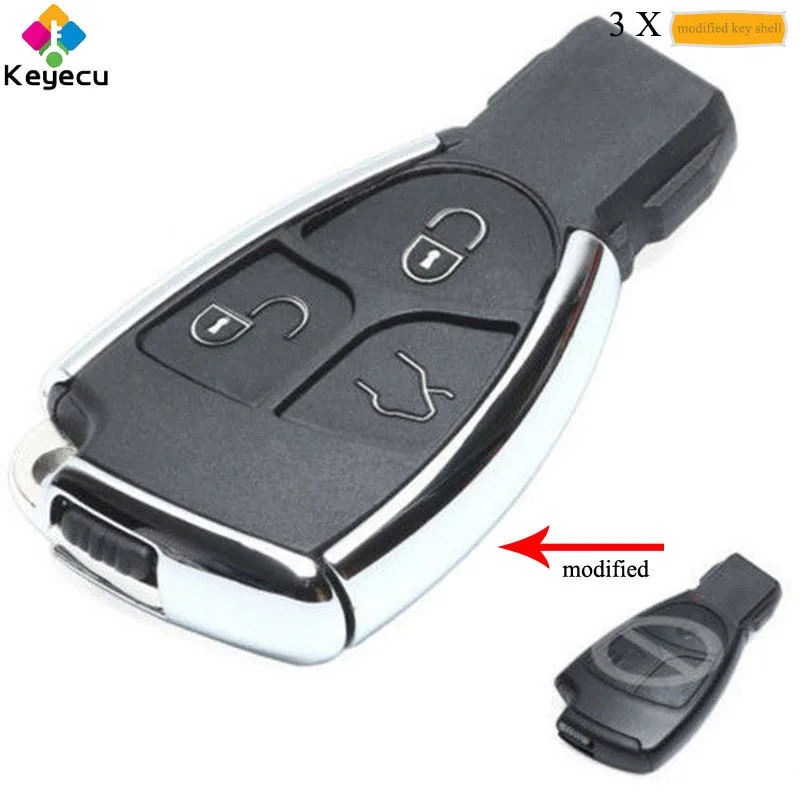 KEYECU 3 шт./лот новый модифицированный смарт пульт дистанционного управления Чехол