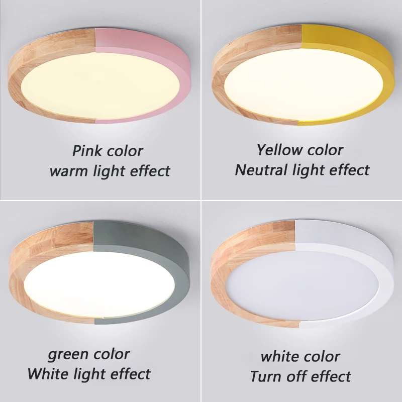 Светодиодный потолочный светильник для гостиной современный круглой формы дома