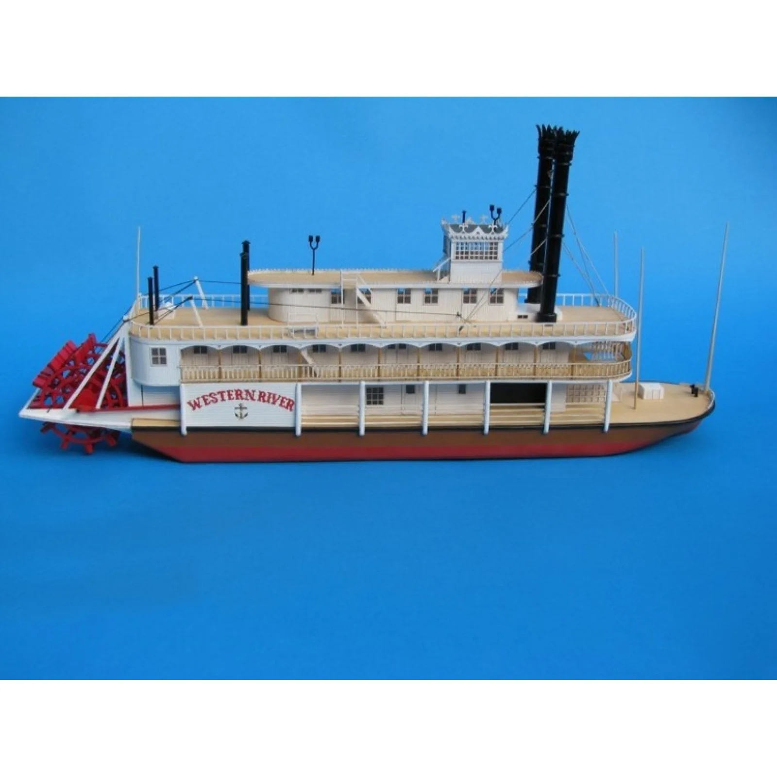 3D Paper Boat Model Mississippi Ming Pai Steamboat Diecast Manual DIY Three-dimensional Mould Lovers Gift Adult Toys |