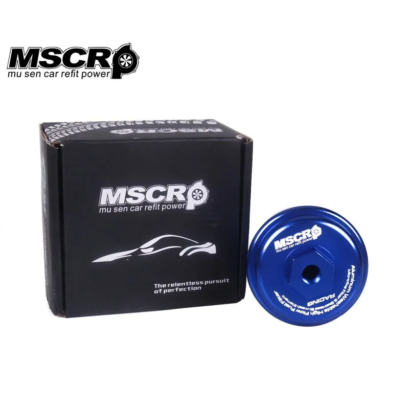 

Sport Universal Blue Aluminum High Flow Performance Fuel Filter Washable