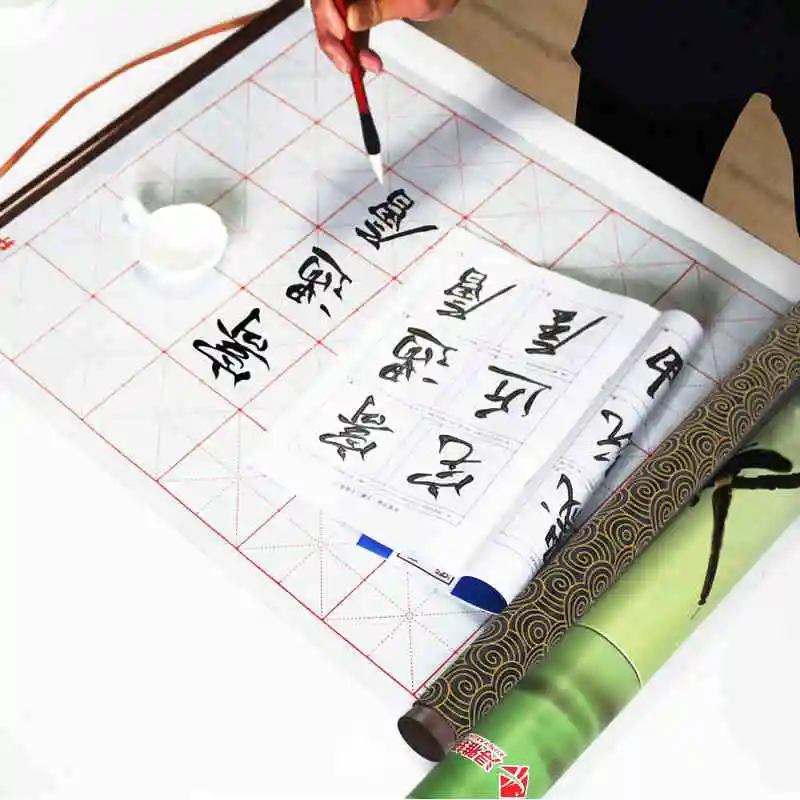 

Water Drawing Cloth Imitation paper paper magic million times scroll pencil paste water write cloth suit calligraphy supplies