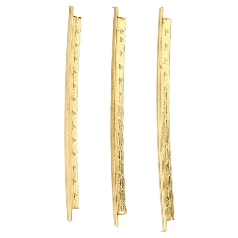

Guitar Fretwire, Guitar Fret Wires 20Pcs Brass Guitar Fret 2.0mm Fret Wire Set for Folk Wooden Guitars Accessory