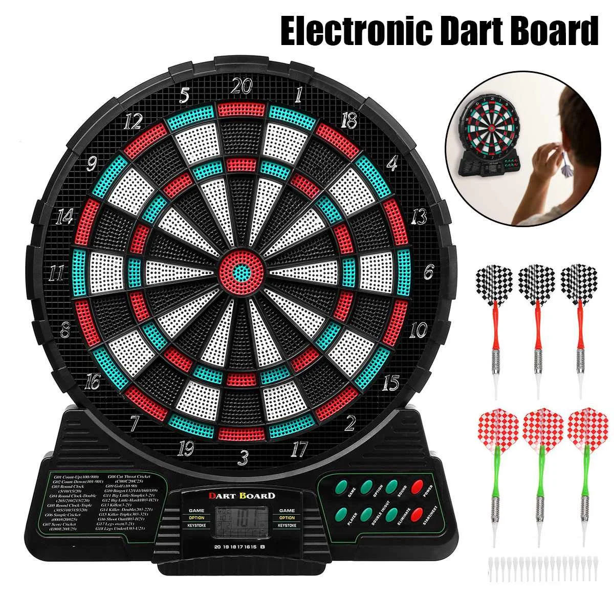 

Professional Dartboard Electronic Dart Board Office Party Bar Games Entertainment Tools Automatic Scoring Darts Target Board