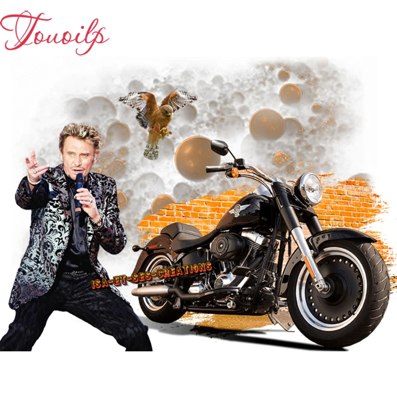 Алмазная 5d Вышивка сделай сам с изображением Джонни Хелли алмазная живопись