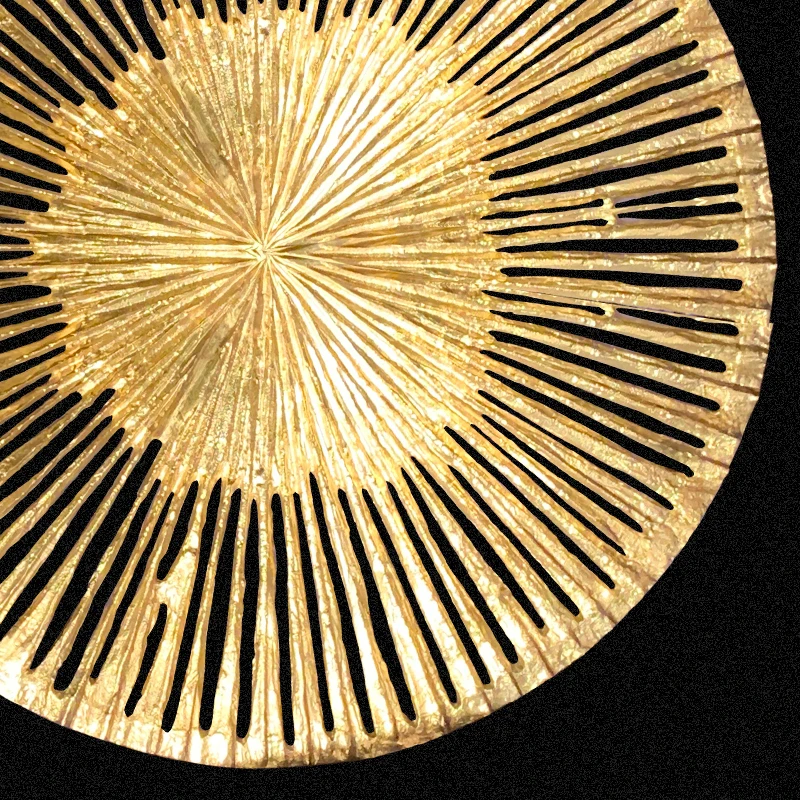 Все медные круглые полые настенные украшения вилла отель мягкая установка