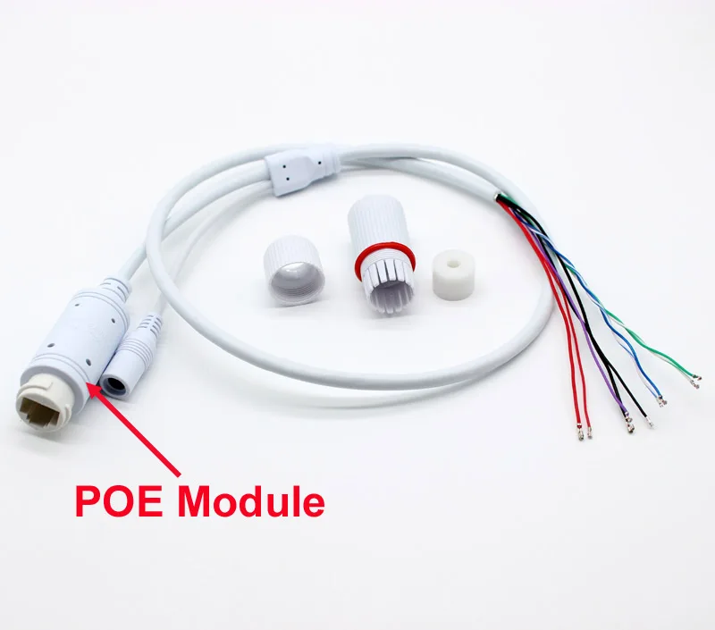

X10 шт. встроенный 48 В POE Модуль видеонаблюдения конечный кабель LAN Power over Ethernet Lan RJ45 + DC порты кабели для IP-камеры плата модуль