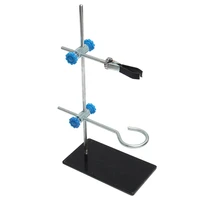 1pcs 30cm high retort standiron stand with clamp clip laboratory ring stand equipment lab school education supplies