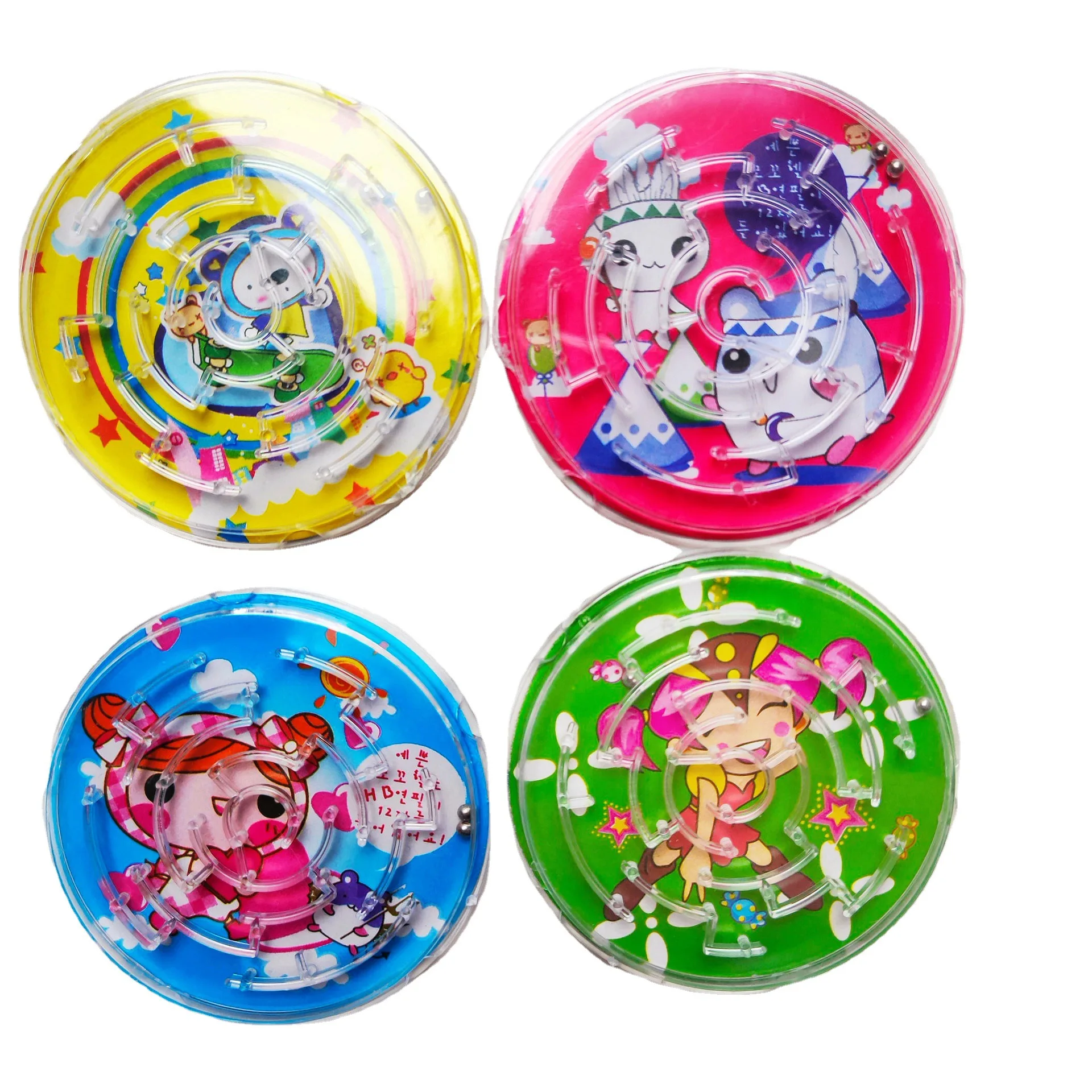 Тренировочный лабиринт с четырьмя мячиками игрушки-лабиринт развивающие