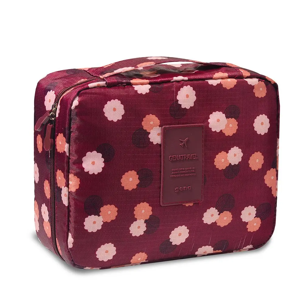 Практичная дорожная косметичка для женщин водонепроницаемая макияжа дорожный