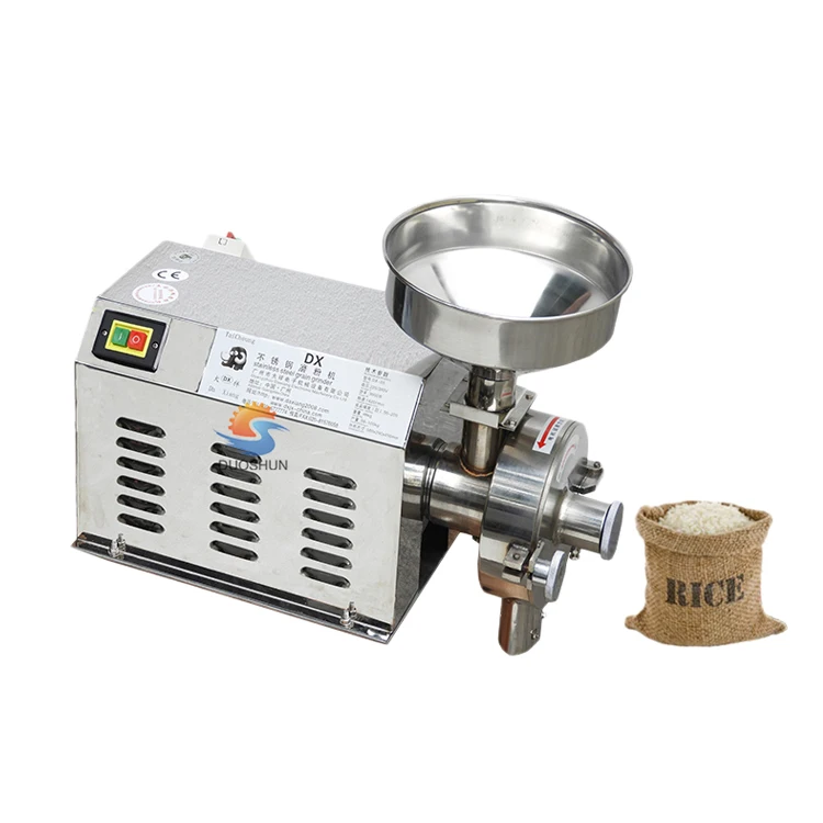 

Dx-55 commercial electric grain flour grinder wheat mill rice grinding machine coffee bean milling
