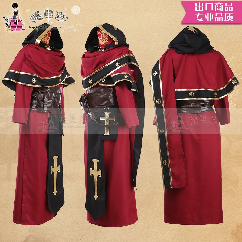 Косплей-костюм персонажа V Eli Кларка пастуха косплей Хэллоуин Рождественский