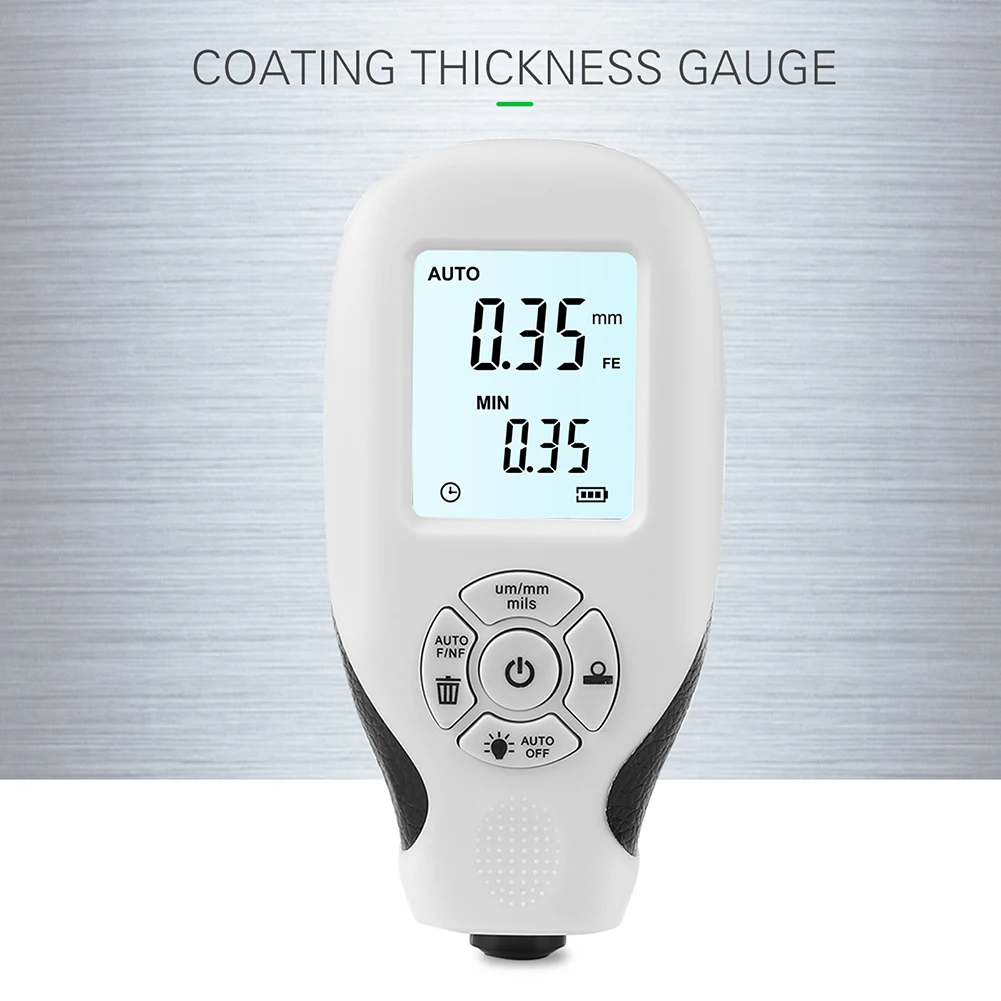 

HW-300 Thickness Gauge LCD Display Digital Tool Digital Coating Thickness Gauge High Precision Automotive Paint DFT Meter