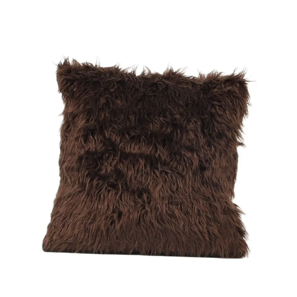 

European Style Simple Plush Hug Pillowcase Office Sofa Pillow Pillow Fashion Home Decoration Throw Pillowcase Cushion 45*45cm