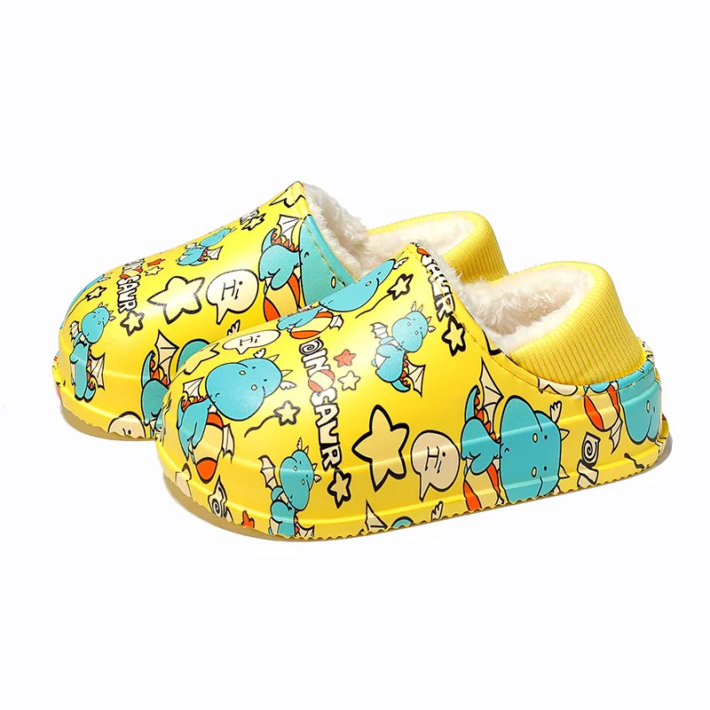 Детская обувь детские тапочки зимняя для девочек и мальчиков плюшевые хлопковые