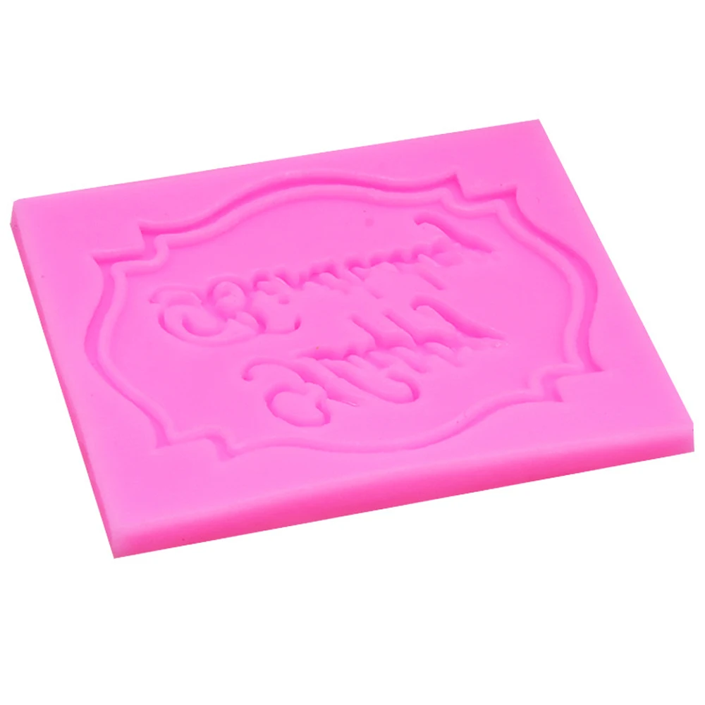FDA силиконовые формы для конфет с английскими буквами и цифрами шоколада на день