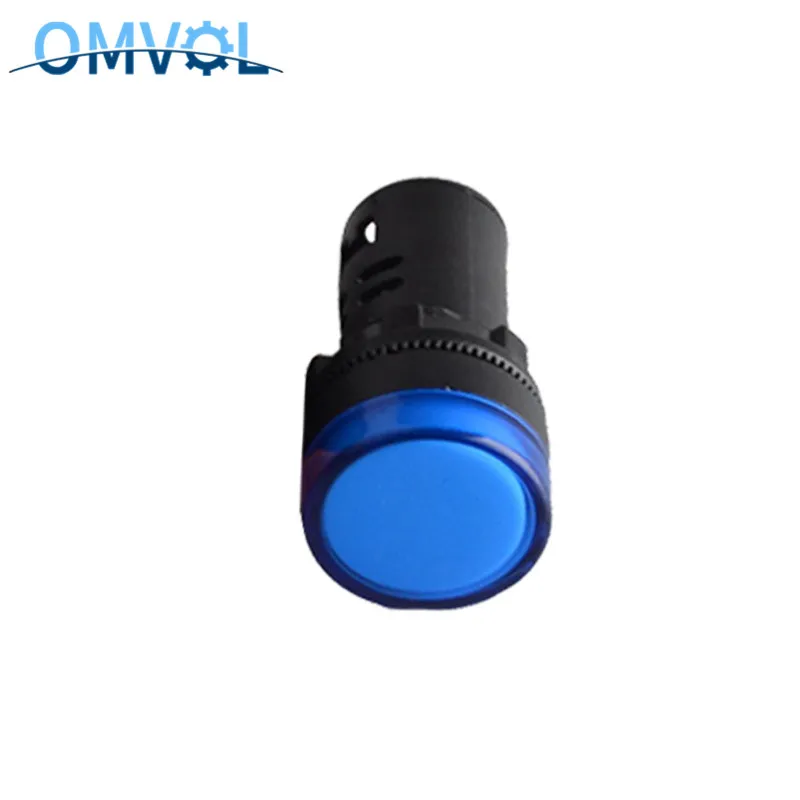 22 мм светодиод для монтажа на панель индикатор питания сигнальная лампа работает