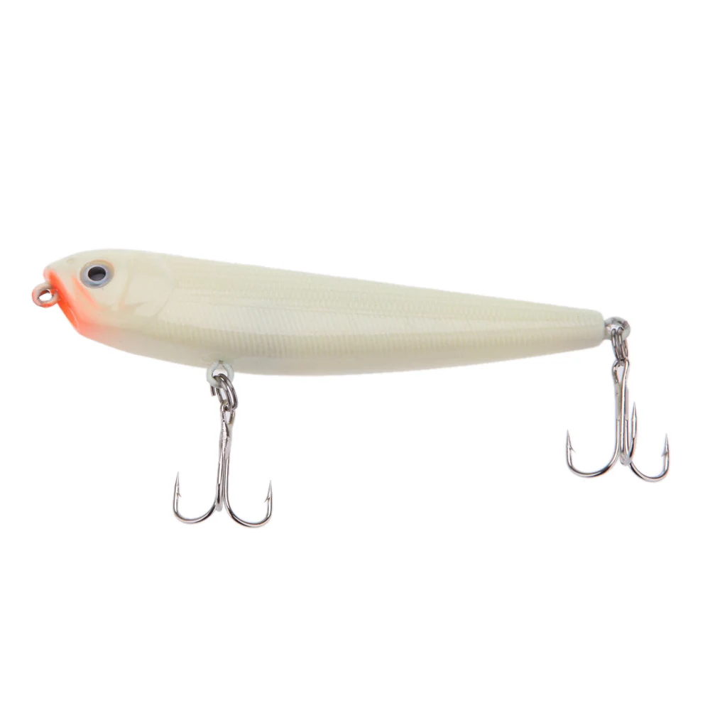 

Lixada Night Fishing Sinking Pencil Lure Glow In Dark Luminous Bait 9cm 9g Hard Lure Artificial Bait With Two Triangle Hooks New