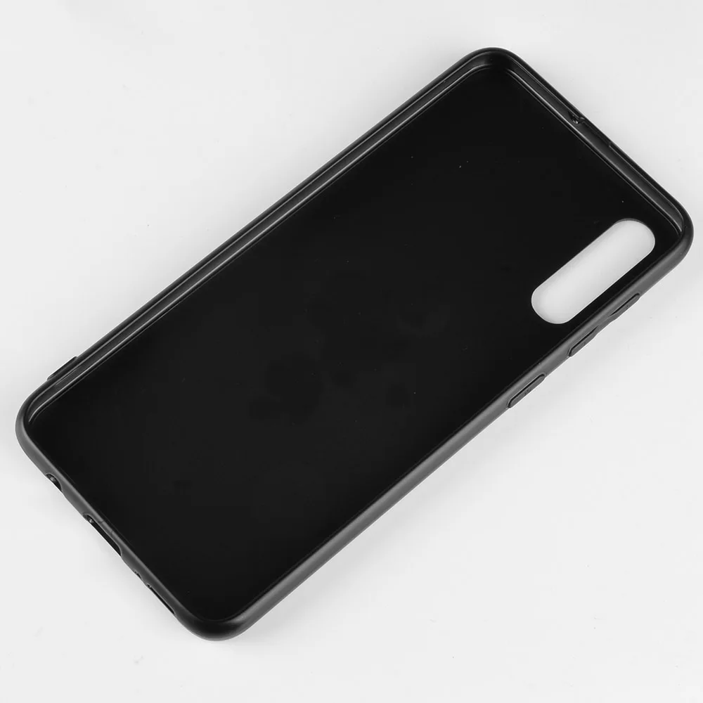 For Samsung Galaxy A50 Case Retro Denim Fabric Skin PU Leather Phone Cloth Texture Soft Back Cover (N0709) |