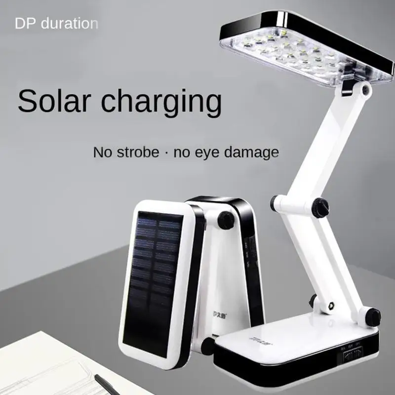 

Solar Charging Folding Eye Protection Table Lamp Led Student Reading Lamp Book Lamp Creative Dormitory Study Small Table Lamp