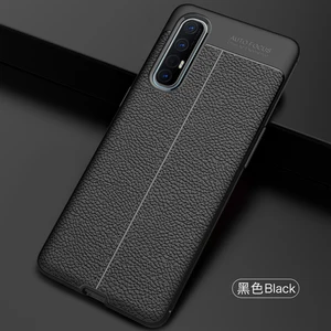 wolfsay soft tpu case for oppo reno3 pro case leather texture silicone phone cover for oppo reno3 pro business coque 6 5 free global shipping