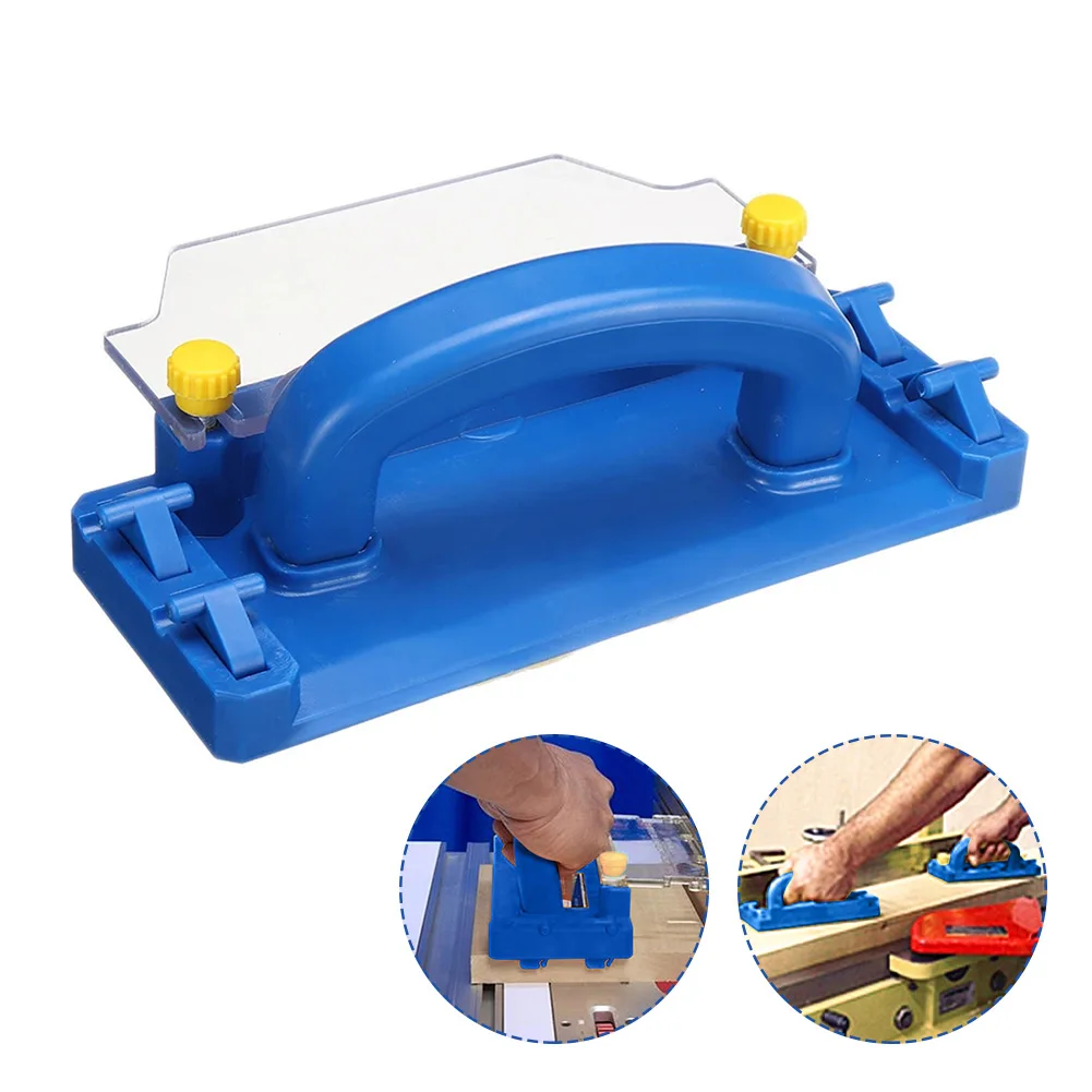 

3D Woodworking Tool Handle Ergonomic Router Table Saw Durable Prevents Kickback Oblique Straight Cutting